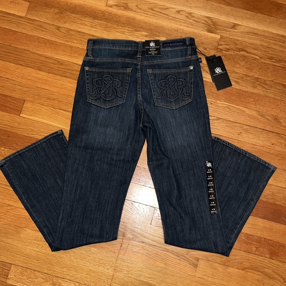 Women’s Rock & Republic Bootcut Jeans size 8 - New with tags - Picture 5 of 9